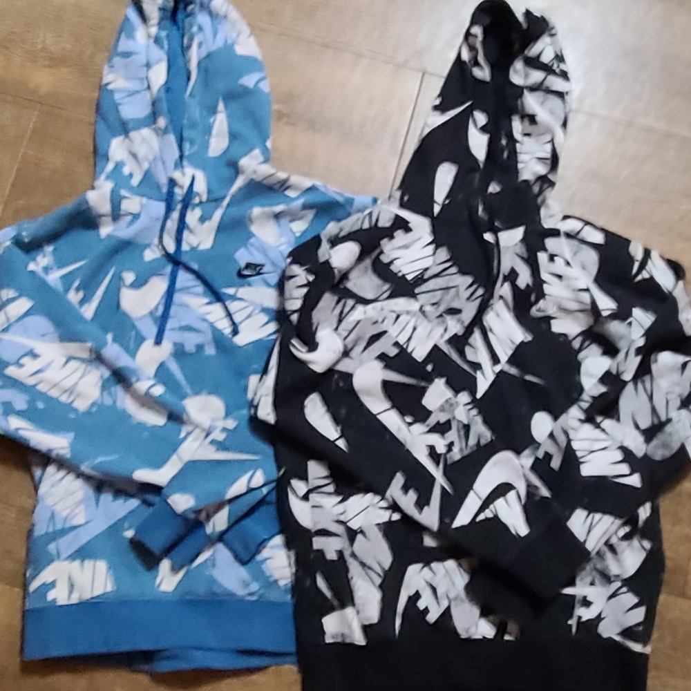 2 mens small Nike Hoodies